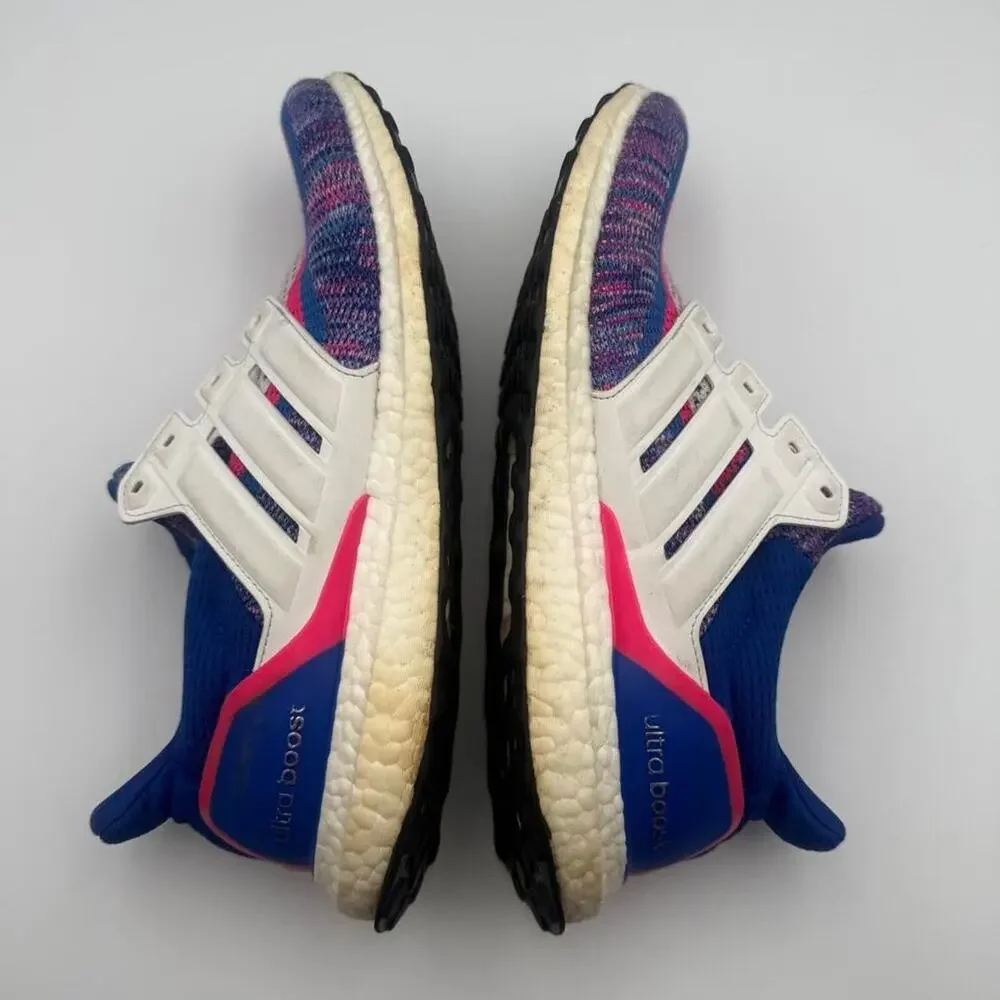 Adidas Ultra BOOST Ultraboost Multi-color Blue White Pink EG8107 Men's Size 11.5
